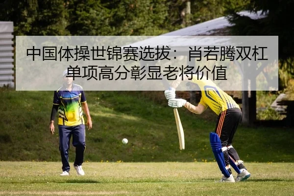 中国体操世锦赛选拔：肖若腾双杠单项高分彰显老将价值